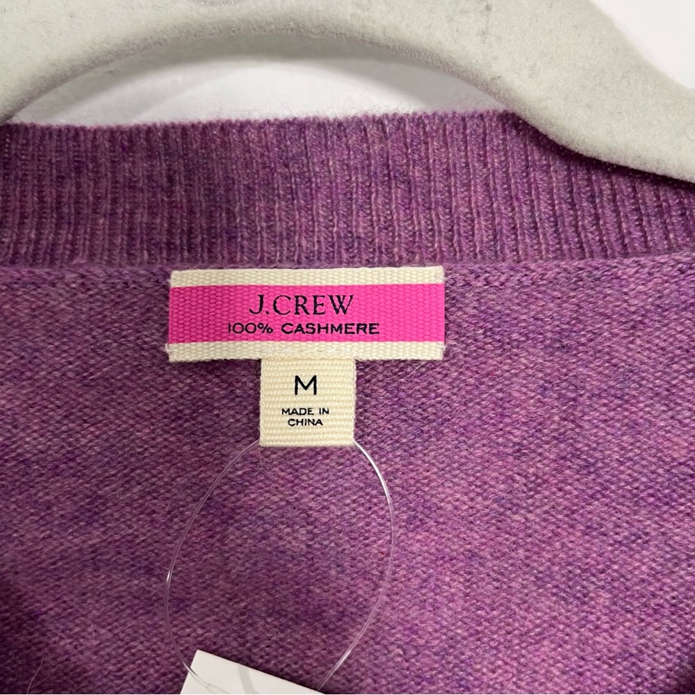J. Crew Women's Crewneck Sweater in crushed grape - Picture 7 of 8
